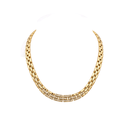 Parure CARTIER "Panthère" en or jaune et diamants - Castafiore