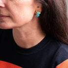 Parure Collier et boucles d'oreilles BOUCHERON en or jaune et turquoises - Castafiore