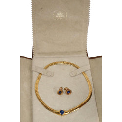 Parure Collier Maille et Boucles d'oreilles Clips PATEK PHILIPPE en or jaune - Castafiore