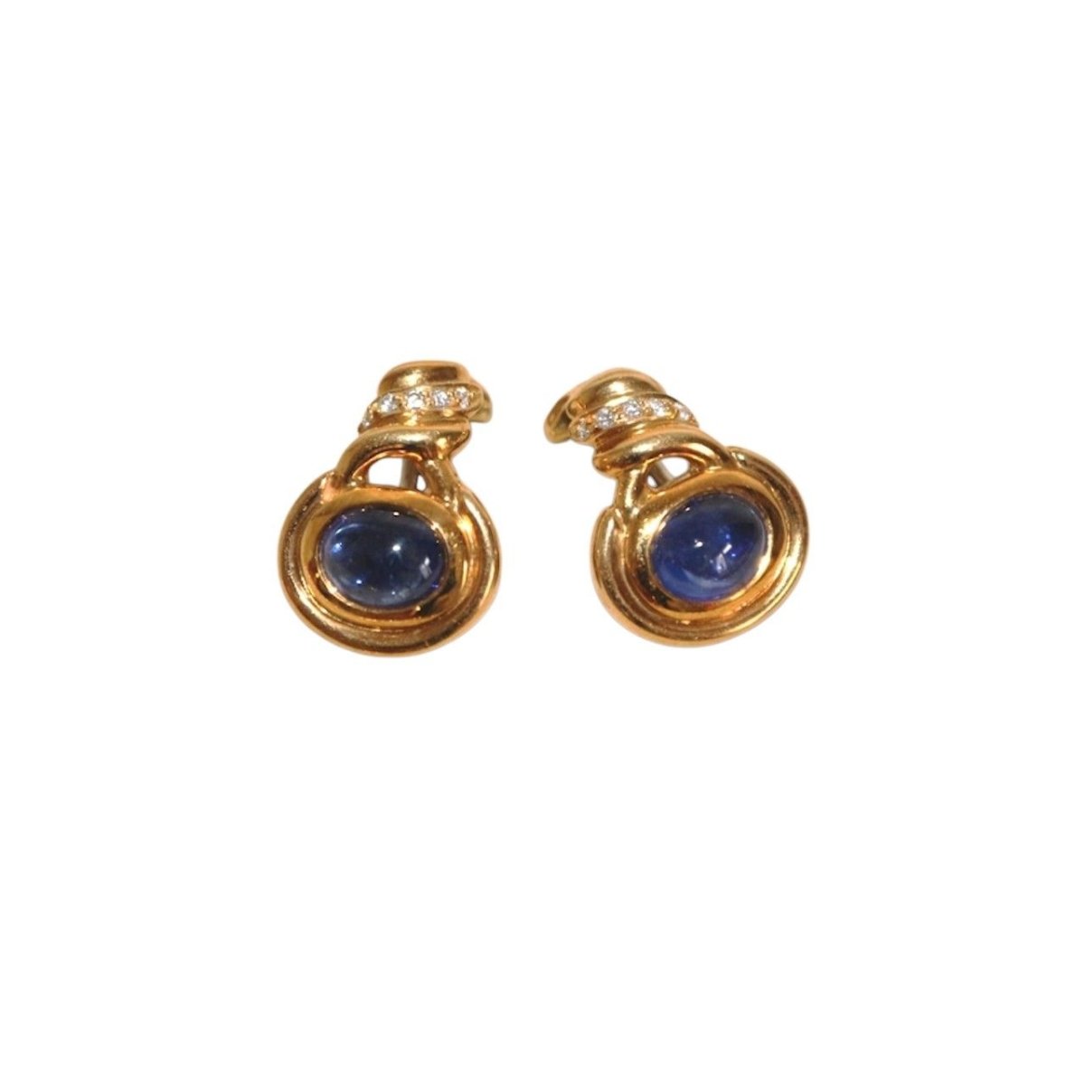 Parure Collier Maille et Boucles d'oreilles Clips PATEK PHILIPPE en or jaune - Castafiore