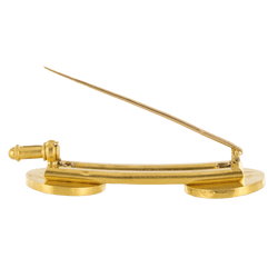 Parure en or jaune, onyx et diamants - Castafiore