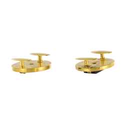 Parure en or jaune, onyx et diamants - Castafiore