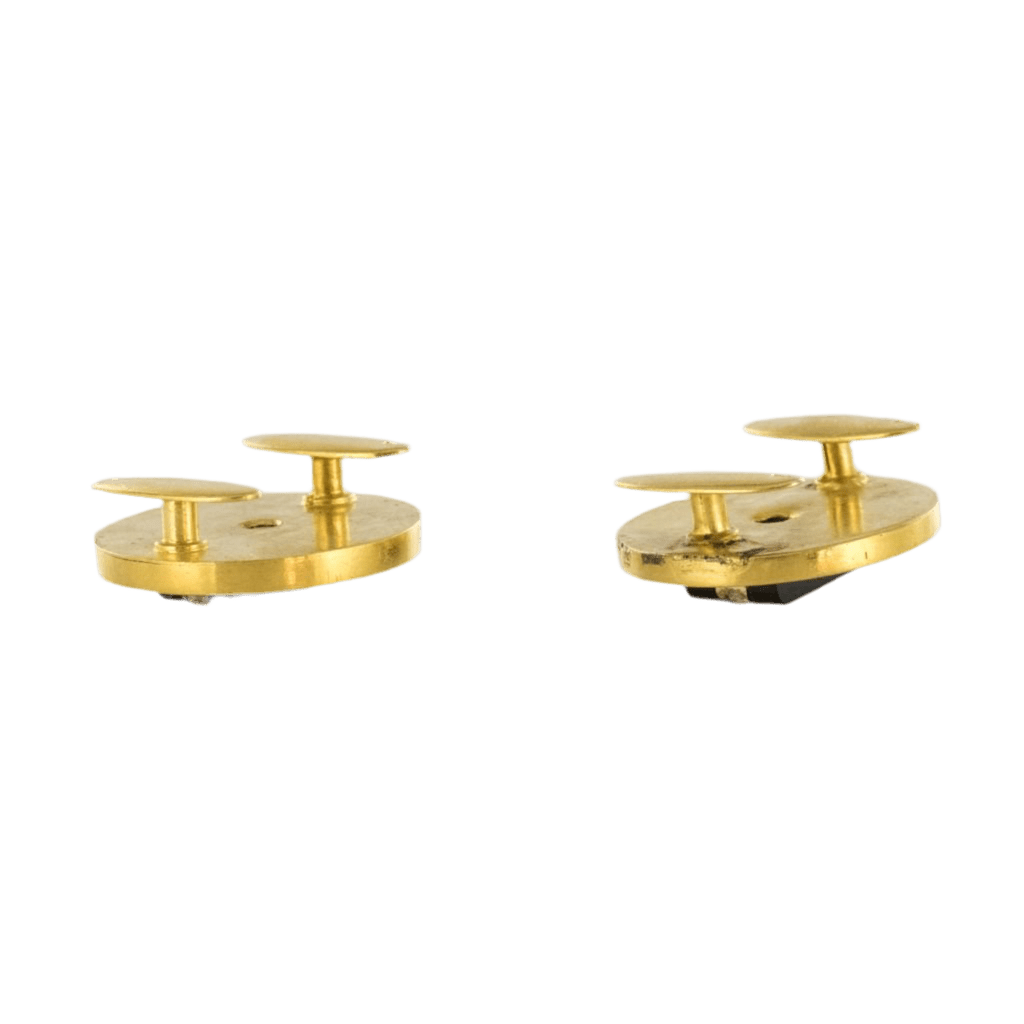 Parure en or jaune, onyx et diamants - Castafiore