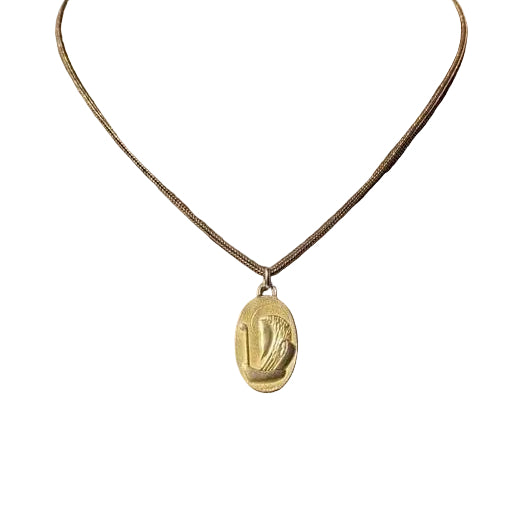 Pendentif A. ROURE Saint Christophe en or jaune - Castafiore