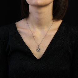 Pendentif ancien art déco diamants - Castafiore