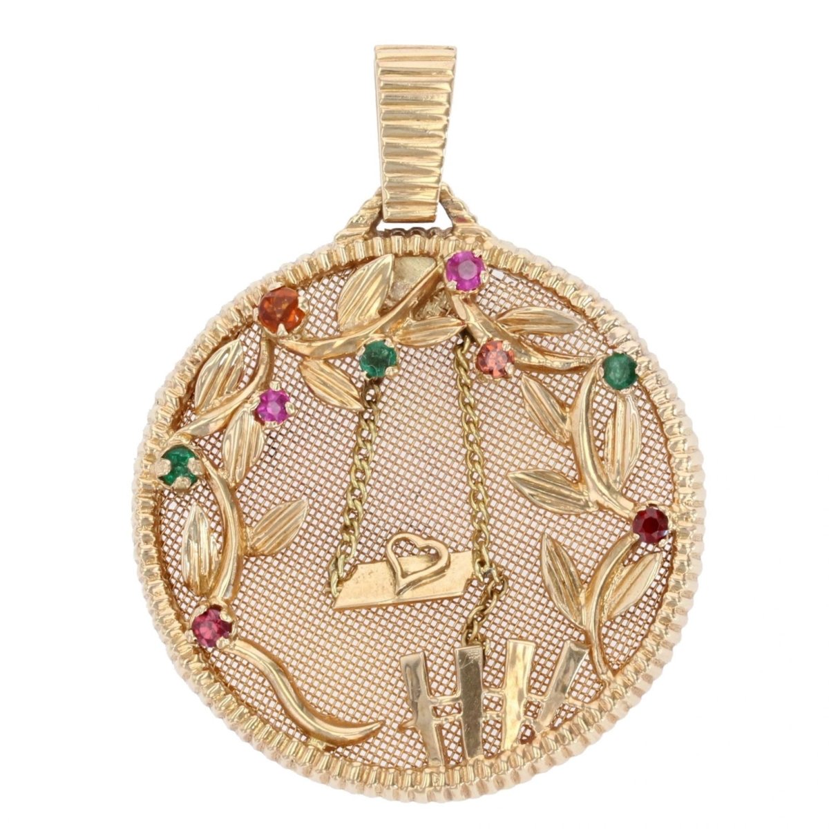 Pendentif ancien en or de sentiment - Castafiore