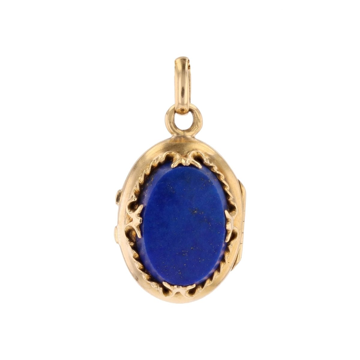 Antique lapis lazuli medallion