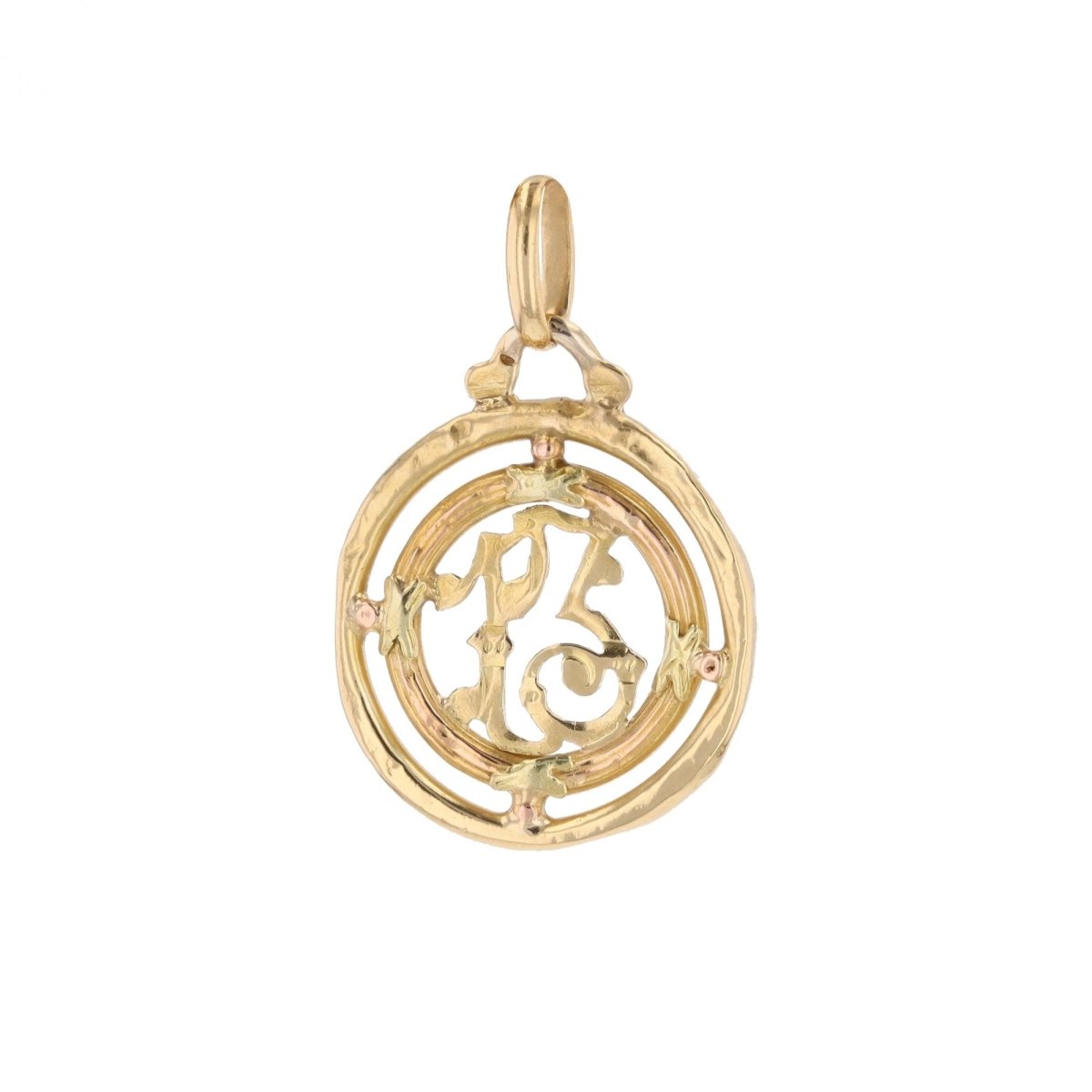 Antique gold pendant number 13
