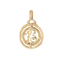 Antique gold pendant number 13