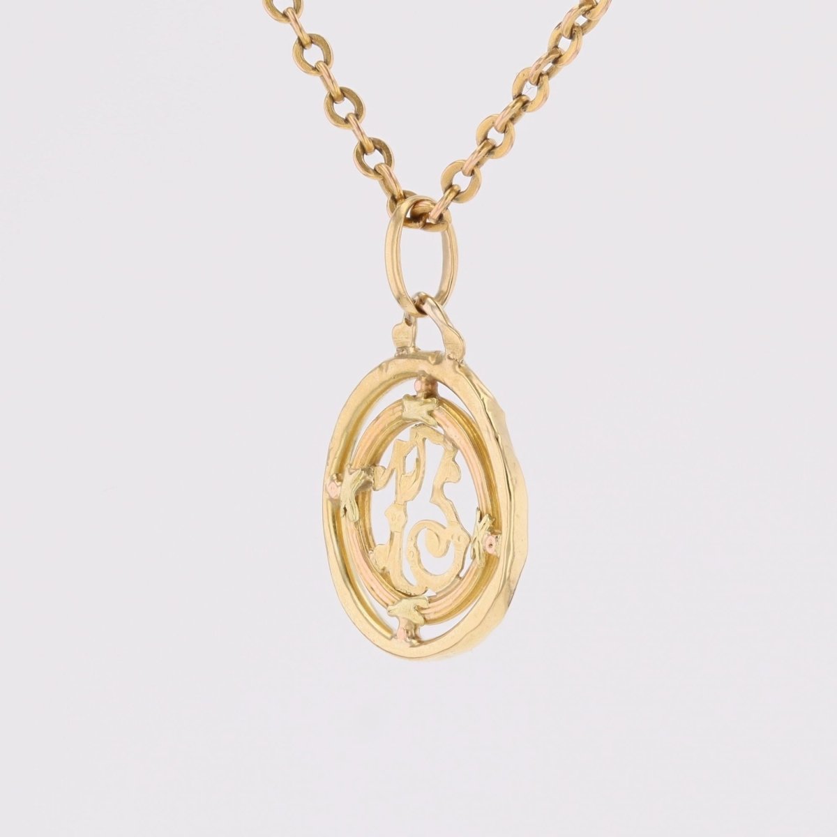 Antique gold pendant number 13