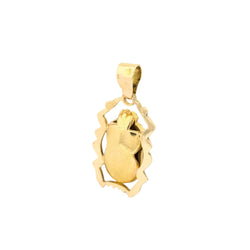 Pendentif animalier en or jaune et émeraudes - Castafiore