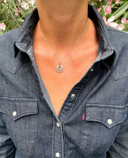 Pendentif Apolline Art Deco en diamants - Castafiore