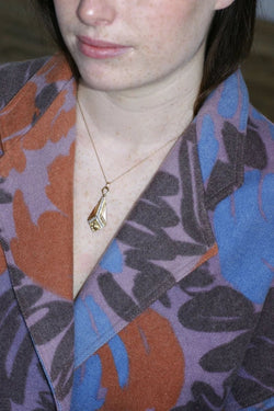 Pendentif Art Déco Diamants Or Jaune et Platine - Castafiore