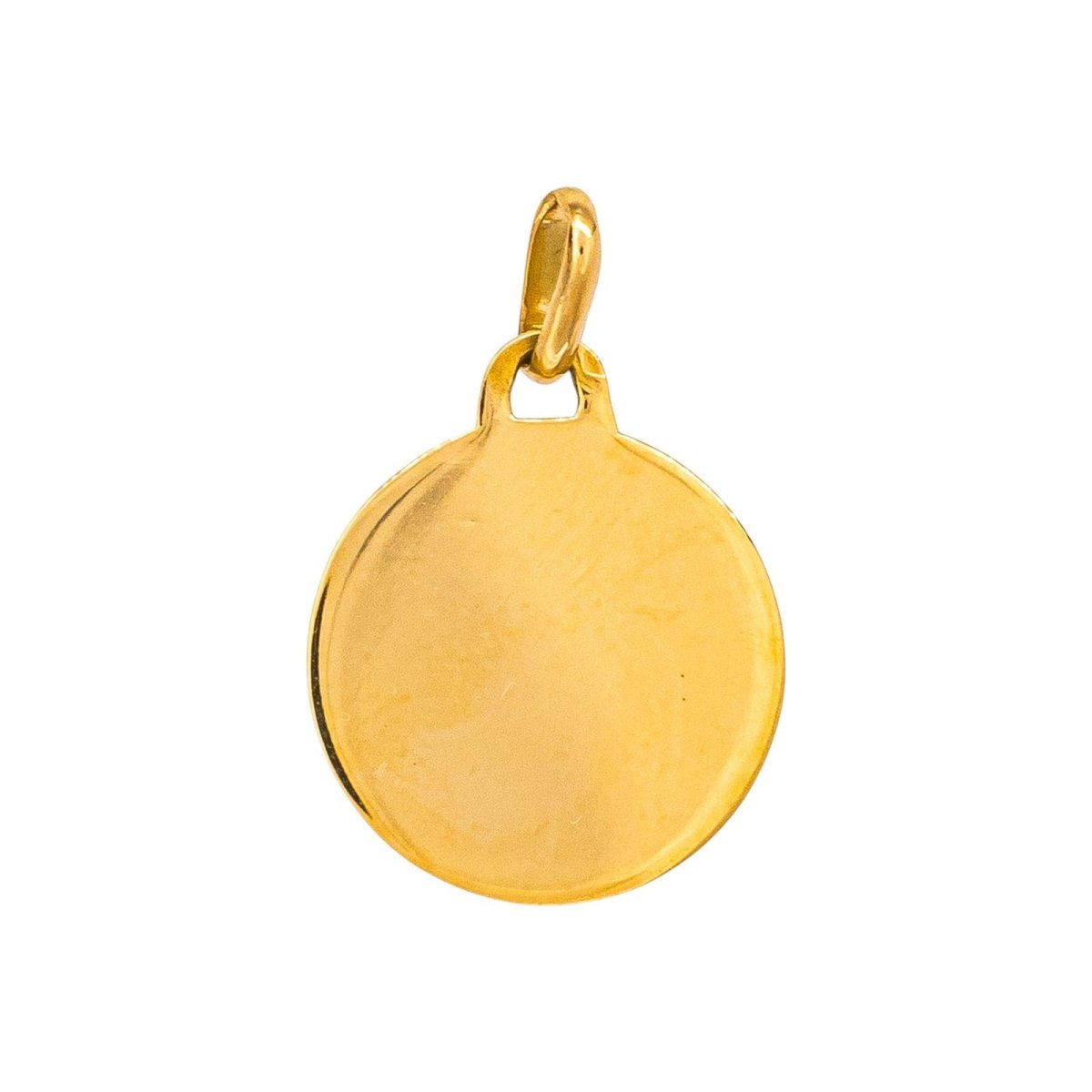 Pendentif AUGIS "La médaille d'amour Mini' en or jaune, rubis et diamant - Castafiore