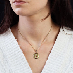 Pendentif AUGIS Médaille en or jaune - Castafiore