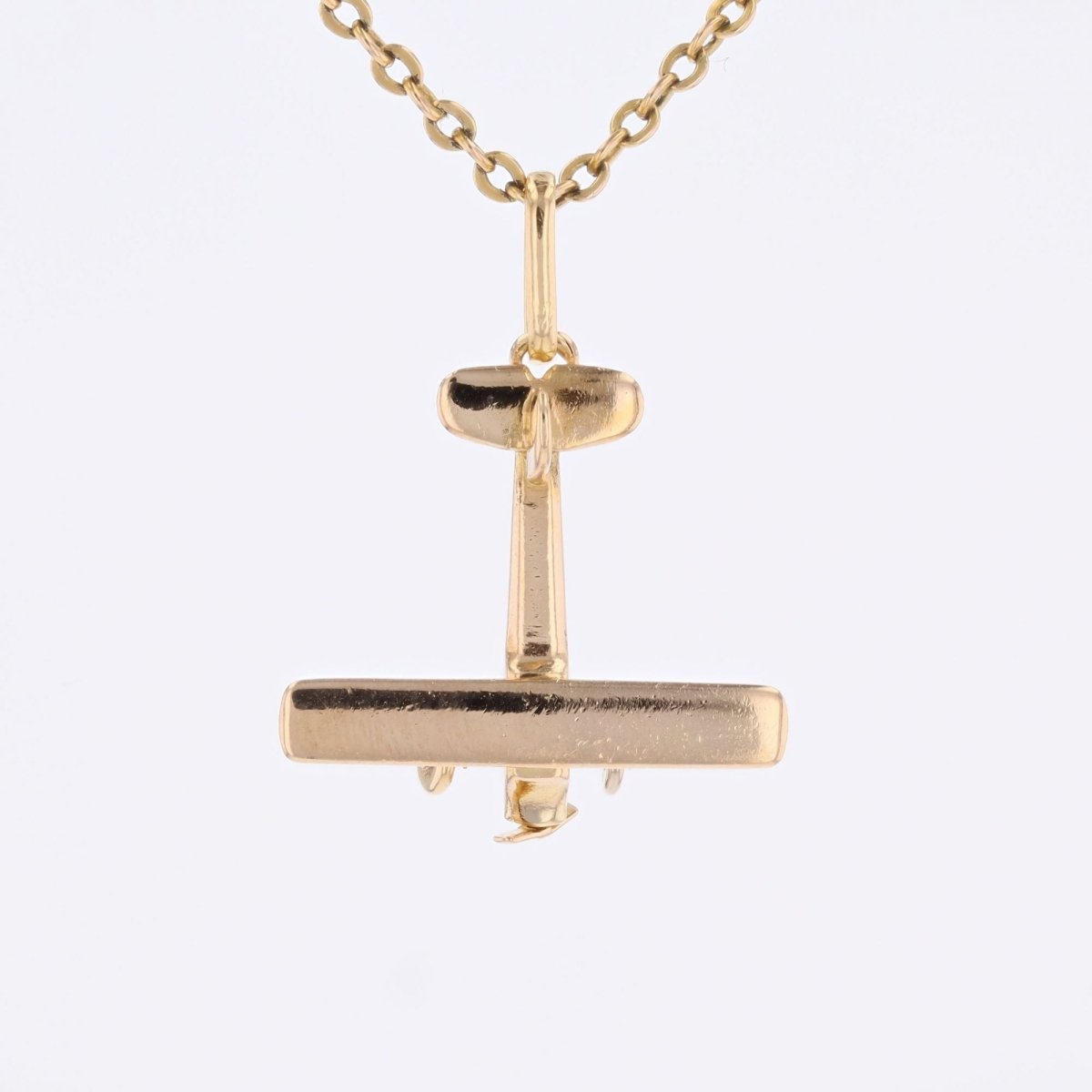 Pendentif avion en or jaune - Castafiore