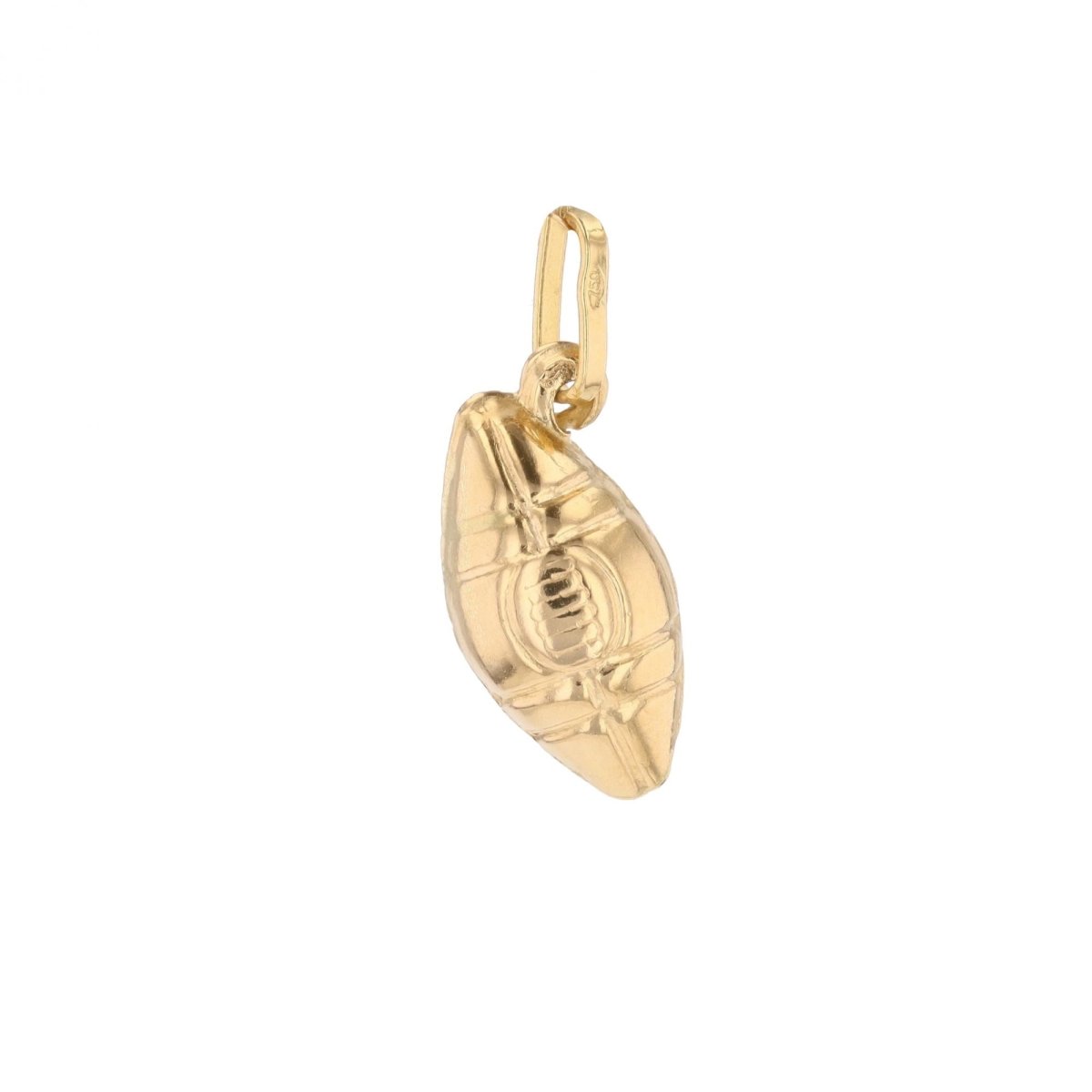 Pendant yellow gold american soccer