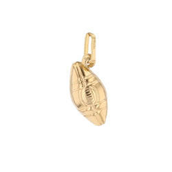 Pendant yellow gold american soccer