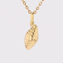 Pendant yellow gold american soccer