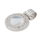 Pendentif BULGARI en or blanc et onyx - Castafiore