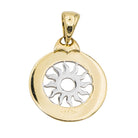 Pendentif BULGARI "Tondo" en or jaune et blanc - Castafiore