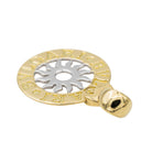 Pendentif BULGARI "Tondo" en or jaune et blanc - Castafiore