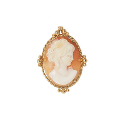 Pendentif Camée ancien d'occasion en or jaune - Castafiore