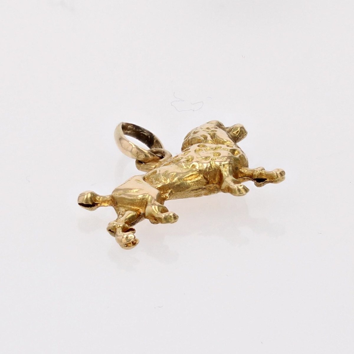 Pendentif caniche or - Castafiore