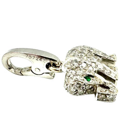 Pendentif CARTIER Charm's en or blanc et diamants - Castafiore