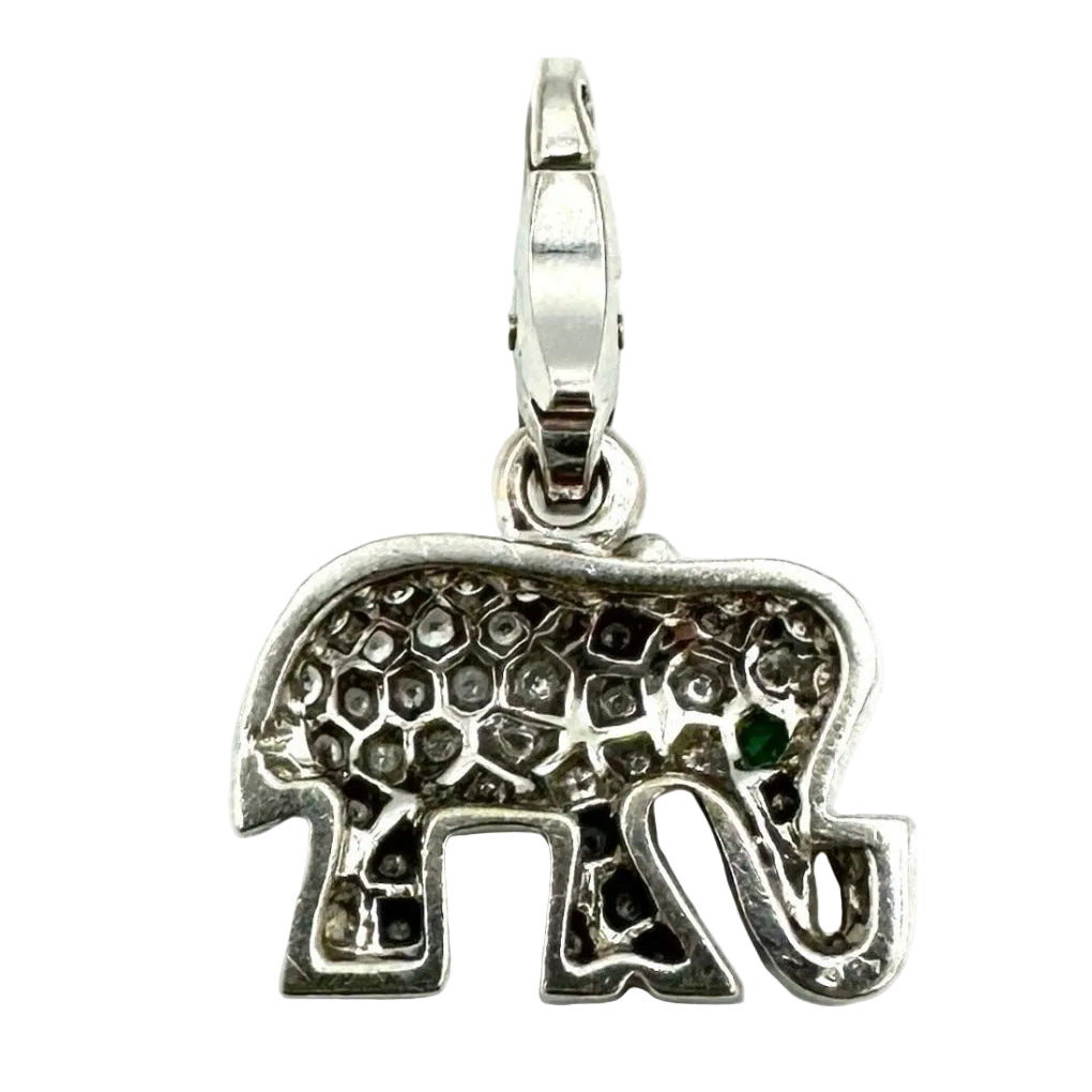 Pendentif CARTIER Charm's en or blanc et diamants - Castafiore