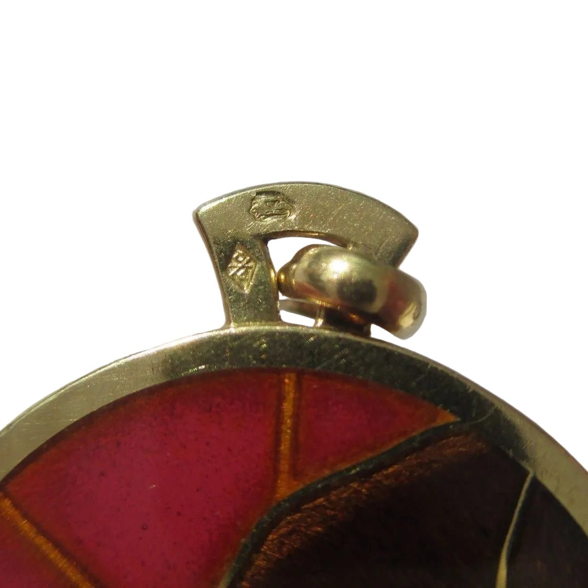 Pendentif CARTIER en or jaune et émail - Castafiore