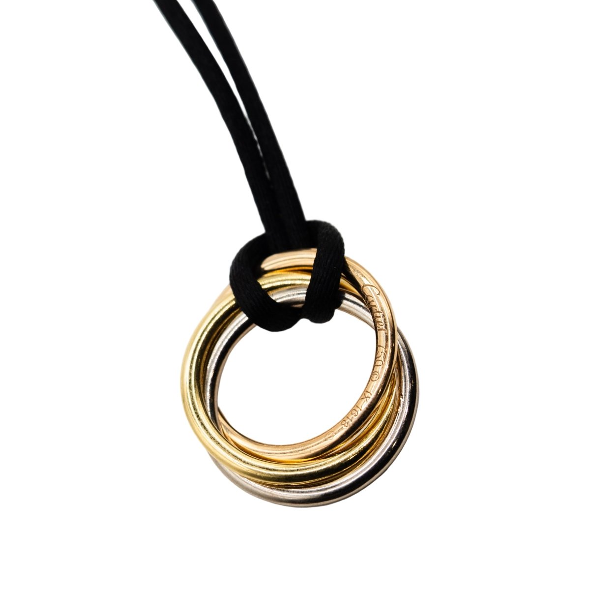 Pendentif CARTIER "Trinity" en or blanc, or jaune et or rose - Castafiore