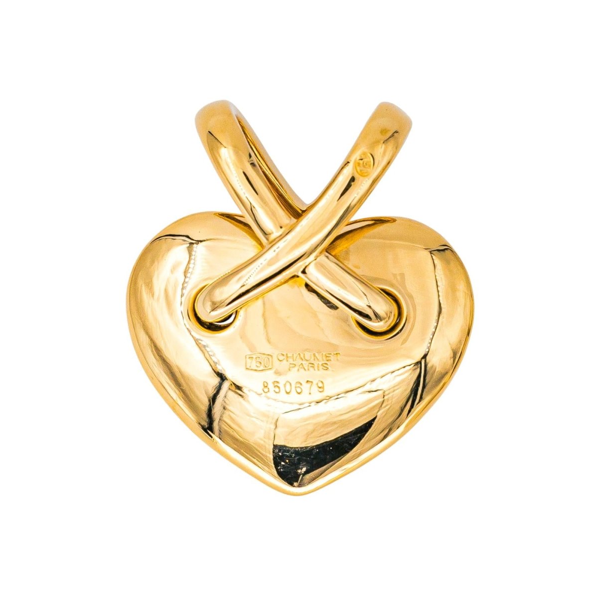 Pendentif CHAUMET "Coeur Lien" en or jaune - Castafiore