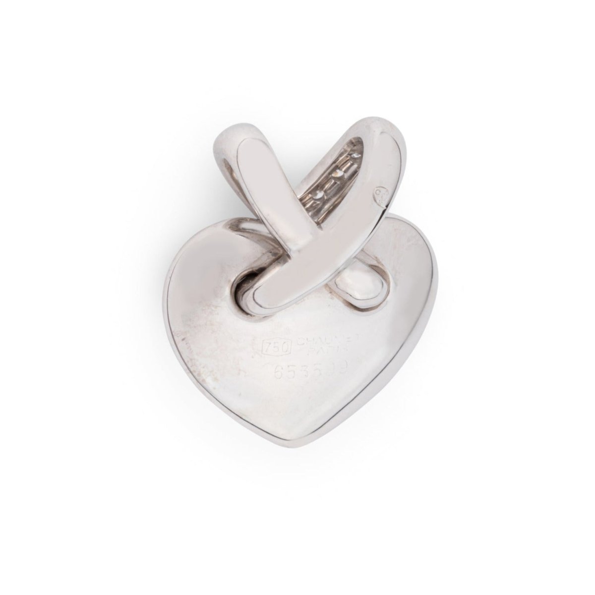 Pendentif CHAUMET "Liens" en or blanc et diamants - Castafiore