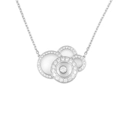 Pendentif Chopard Happy Diamonds Or gris et diamants - Castafiore