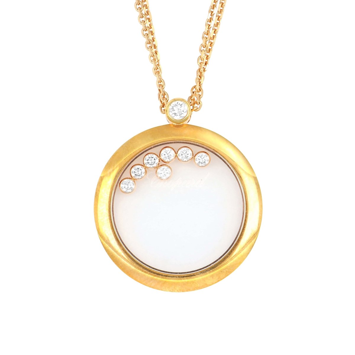 Pendentif Chopard Happy Diamonds Or Rose et Diamants - Castafiore