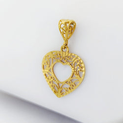 Pendentif Coeur en or jaune - Castafiore