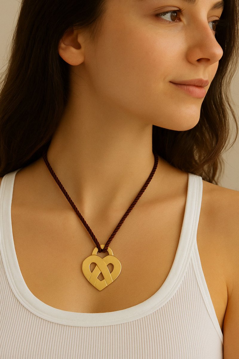 Pendentif Coeur entrelacé - Castafiore