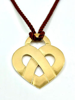 Pendentif Coeur entrelacé - Castafiore