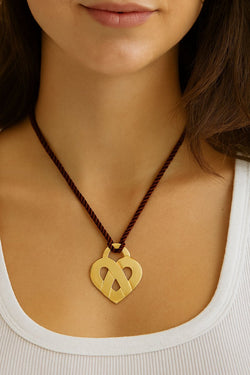Pendentif Coeur entrelacé - Castafiore