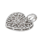 Pendentif Coeur Or blanc Diamant - Castafiore