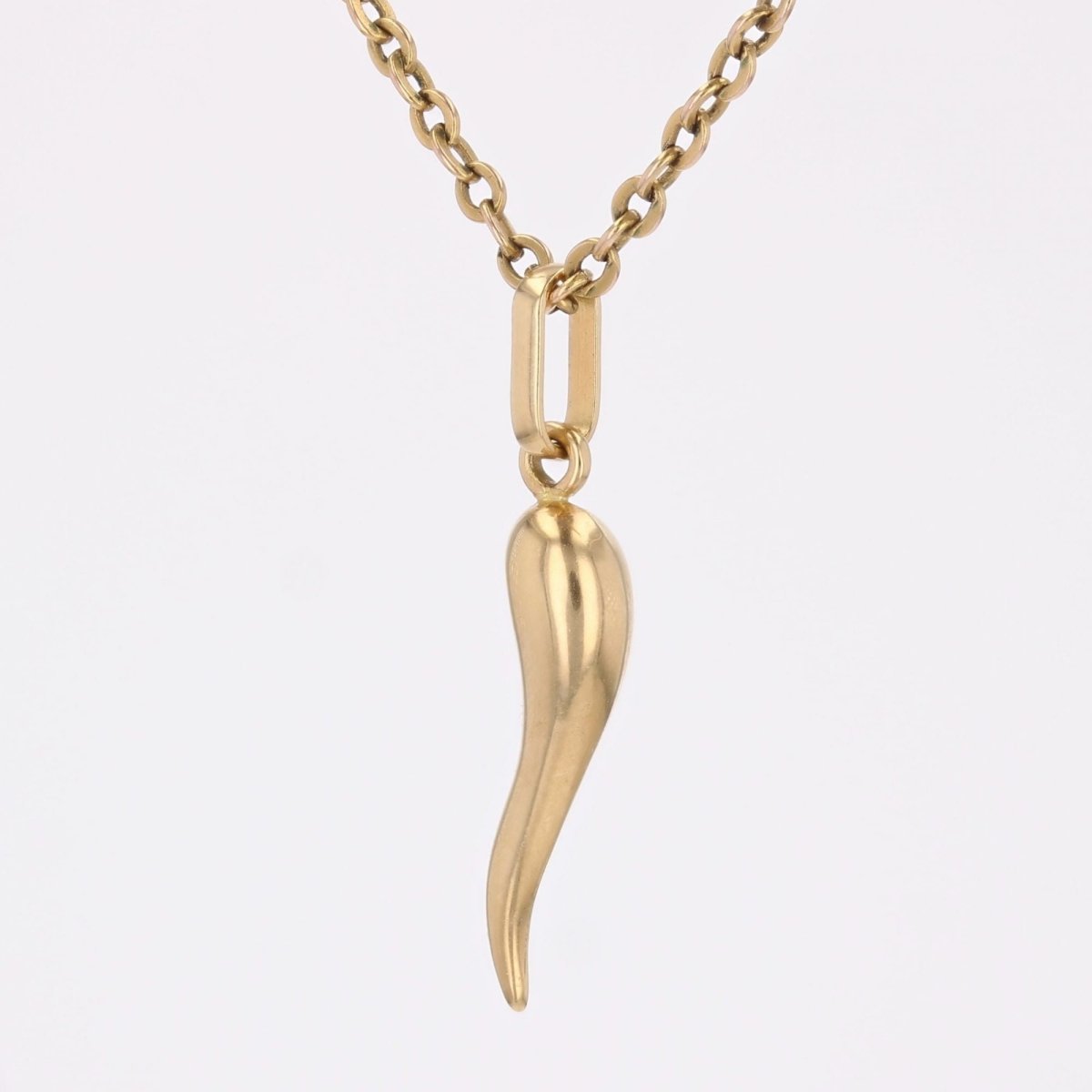 Pendentif corne d'abondance or jaune - Castafiore