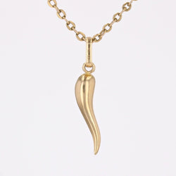 Pendentif corne d'abondance or jaune - Castafiore