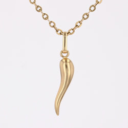 Pendentif corne d'abondance or jaune - Castafiore