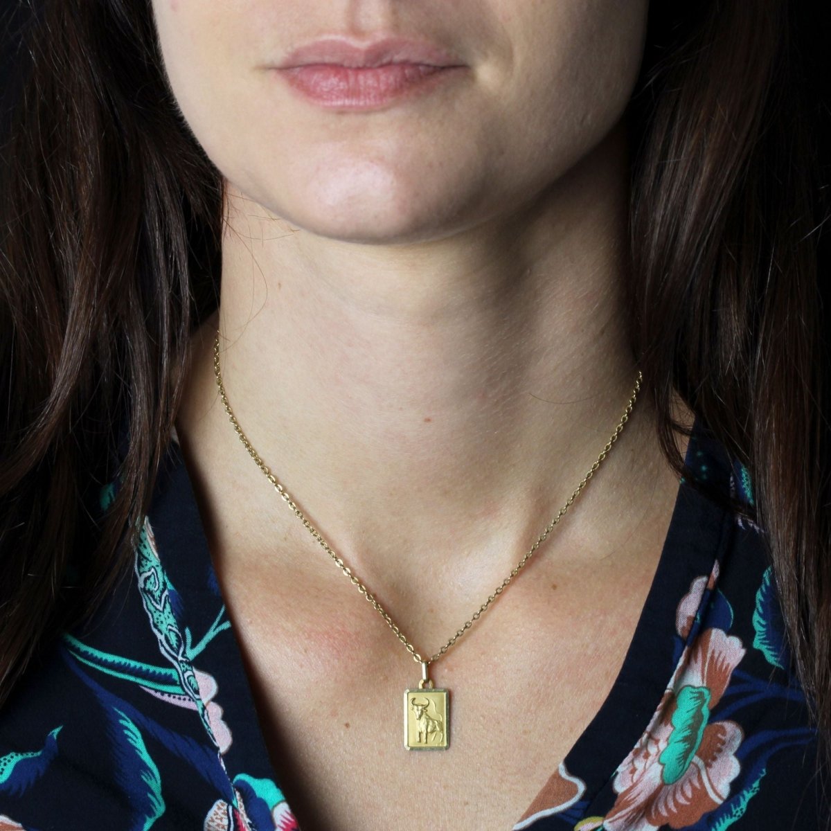 Pendentif CP Taureau en or jaune - Castafiore