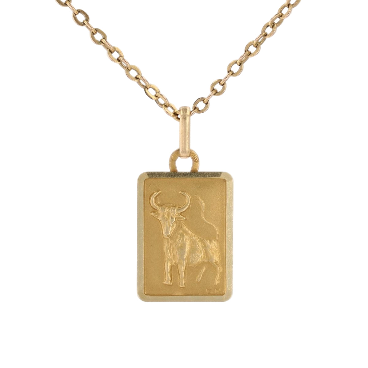 Pendentif CP Taureau en or jaune - Castafiore