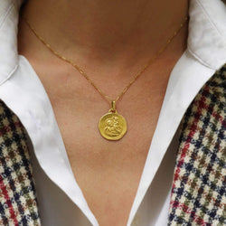 Pendentif C.PERROUD "Saint - christophe" en or jaune - Castafiore