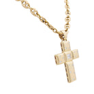 Pendentif Croix Chopard en or jaune et diamants - Castafiore