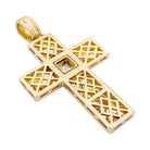 Pendentif Croix Chopard en or jaune et diamants - Castafiore