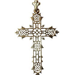 Pendentif Croix en or jaune - Castafiore